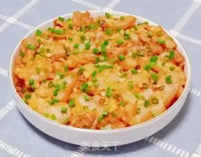 Make Five flowers with potatoes step 11