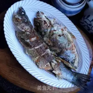 Make Salt fried sea bass step 11