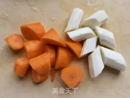 Make Carrot mountain pharmacinum chord soup step 2