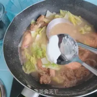 Make Cabbage shrimp soup step 7