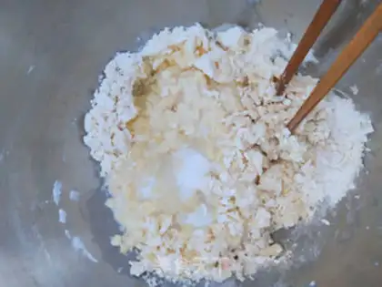 Make Bean-sand-salary pancakes step 2