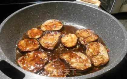Make The sauce and eggplant step 6