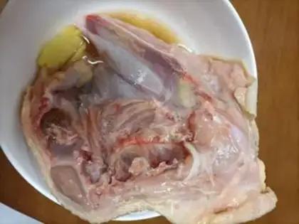 Make Steam chicken step 1