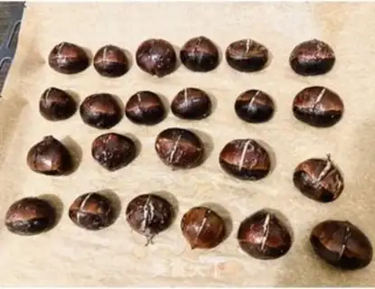 Make Chestnuts with sugar in the oven step 7