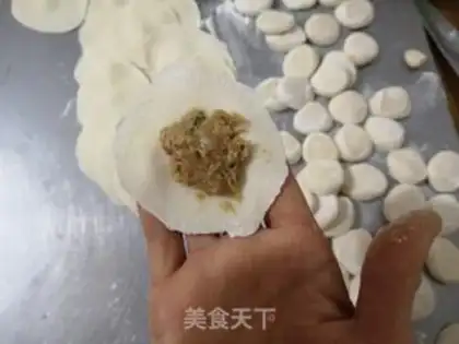 Make Sour pork dumplings step 9