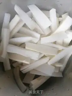 Make Sugar carrots step 1