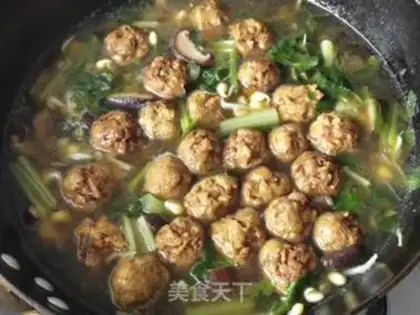 Make Green bean noodles soup step 12