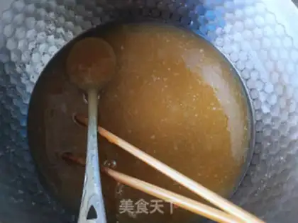 Make Peanut sesame honey soup step 5