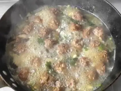 Make Green bean noodles soup step 13