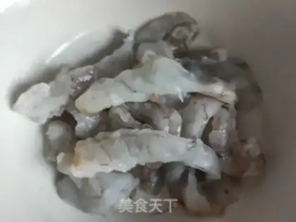 Make Thai sweet shrimp step 1