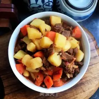 Make Beef stew potatoes step 10