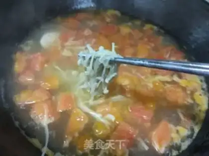 Make Tomatoes, chumps, chump soup step 6
