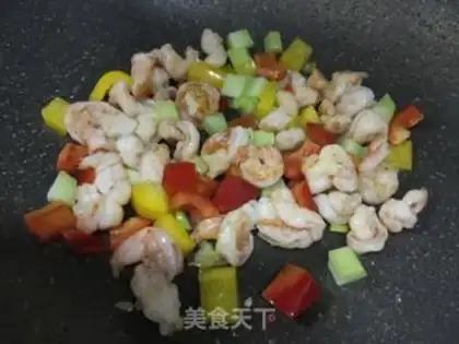 Make Thai sweet shrimp step 6