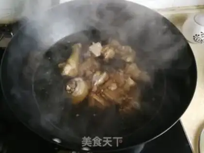 Make Frozen chicken stew step 1