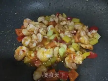 Make Thai sweet shrimp step 7