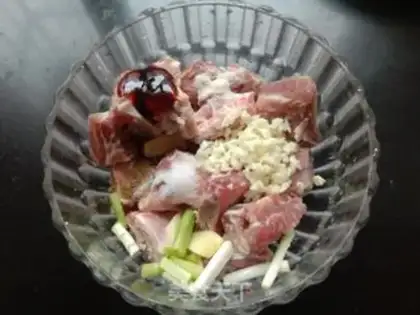 Make Cream ribs step 1