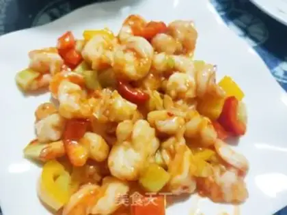 Make Thai sweet shrimp step 9