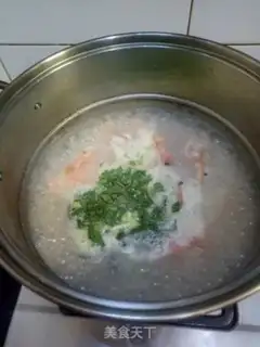 Make Shrimp congee step 6