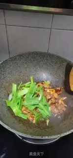 Make Garlic sprouts step 9