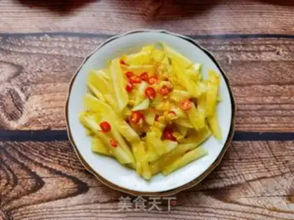 Make Garlic pepper with watermelon skin step 8