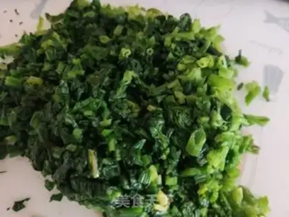 Make Spinach egg dumplings step 7
