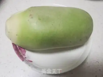 Make The radish with the sea ribbon step 1