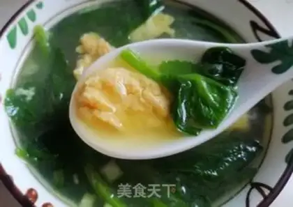 Make Peaches pointy egg soup step 4