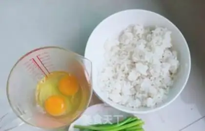 Make ♪ ♪ West blue flower fried rice ♪ step 1