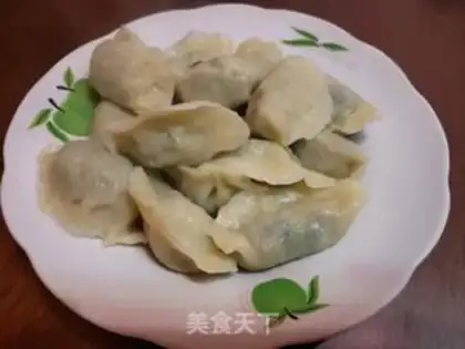 Make Spinach egg dumplings step 7