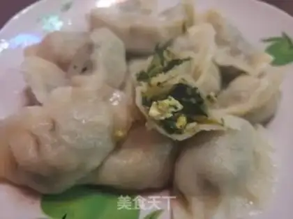 Make Spinach egg dumplings step 8