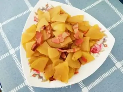 Make Five bouquets with potatoes step 10