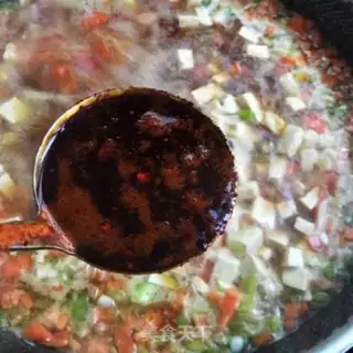 Make Red oil tofu soup step 10
