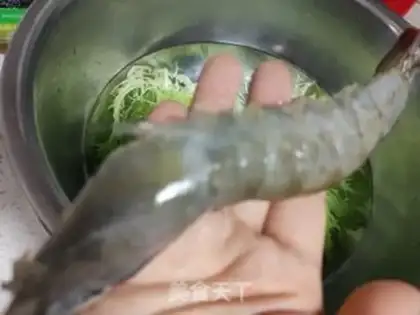 Make Shrimp burning step 1