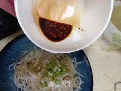 Make The green bean sprouts step 3