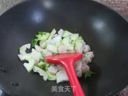 Make Shrimp-flavored vegetables step 2