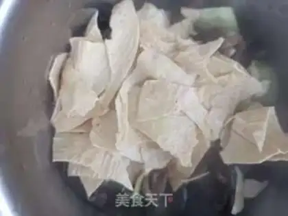 Make Cucumber with soybean skin step 11