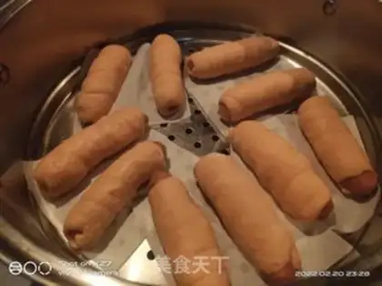 Make Carrot ham and sausage step 5