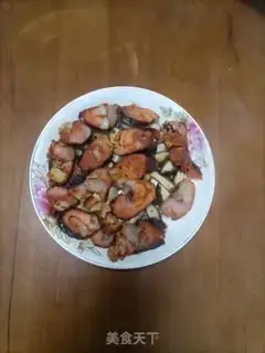 Make A spicy sausage with mushrooms step 5