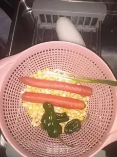 Make Three-colour corn step 1