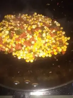 Make Three-colour corn step 7