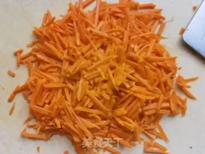 Make Carrot bean sprouts step 3