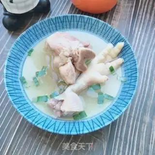 Make Chicken claw bone soup step 5
