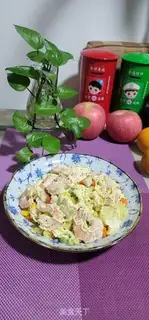 Make Mashed potato salad in shrimp step 7