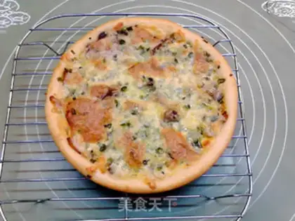 Make Onion mustard pizza step 16