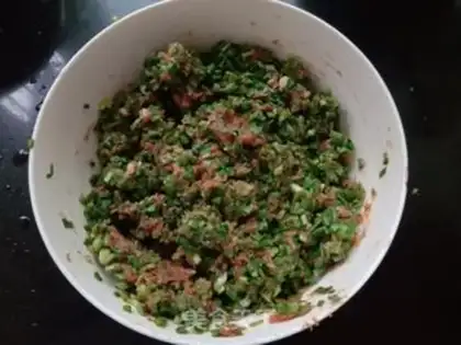 Make Pork pancakes step 3