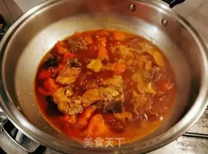 Make Tomato burn ribs step 11