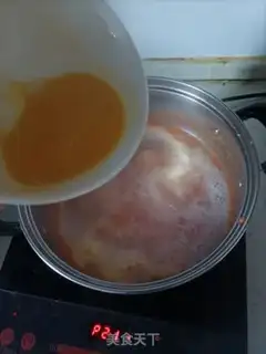 Make Tomato egg soup step 3