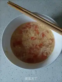 Make Tomato egg soup step 5
