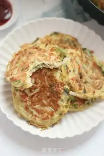 Make Eggcakes with carrots step 4