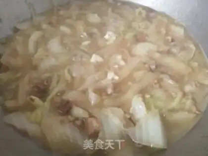Make The big cabbage pork stew step 10